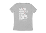 MINI Great River Road Rally 2027 Women's V-Neck White Lettering