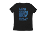 MINI Great River Road Rally 2027 Women's V-Neck BLUE LETTERING