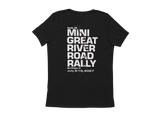 MINI Great River Road Rally 2027 Women's V-Neck White Lettering